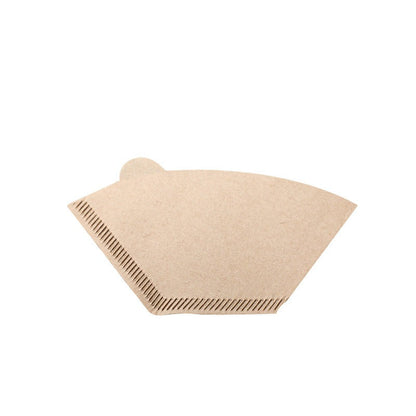 100-Piece Coffee Paper Filter Beige - The Crafted Cafe