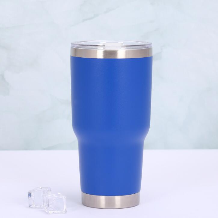 30oz  Tumbler Vacuum Double Wall Travel Coffee Mug - The Crafted Cafe