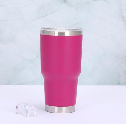 30oz  Tumbler Vacuum Double Wall Travel Coffee Mug - The Crafted Cafe