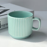 Macaron Candy-Colored Ceramic Mug Ins Style