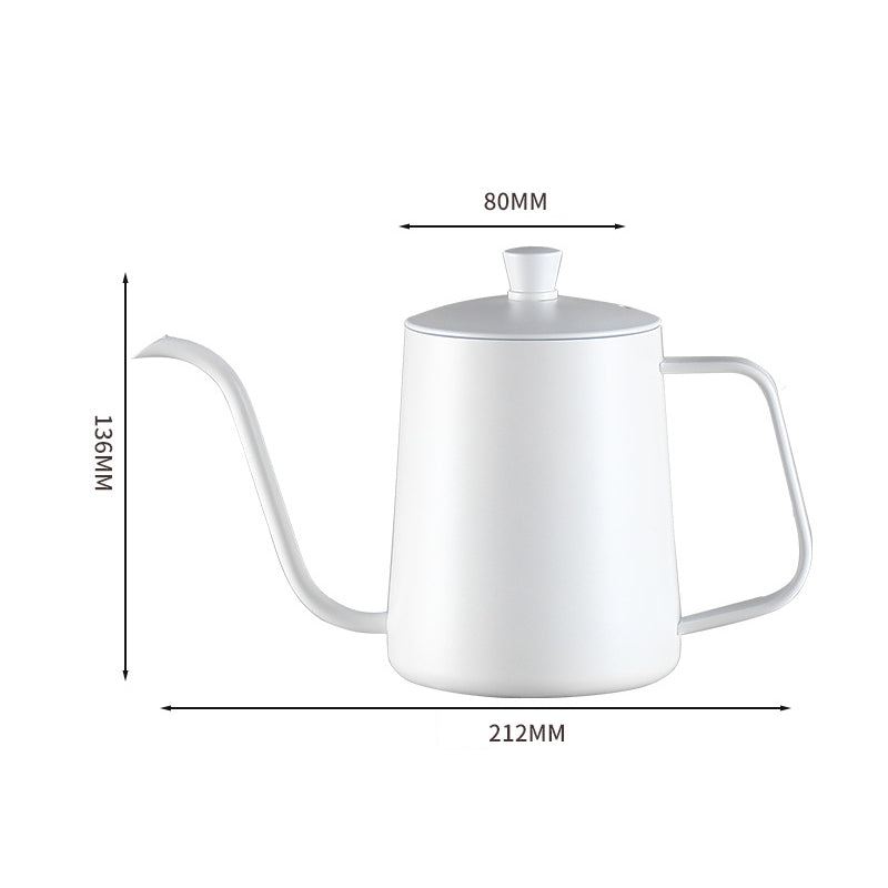 600ML Large Capacity 304 Stainless Steel Coffee Pot - The Crafted Cafe