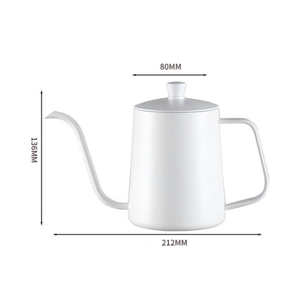 600ML Large Capacity 304 Stainless Steel Coffee Pot - The Crafted Cafe