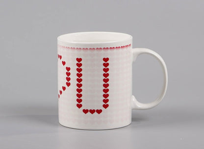 I love You Heat Sensitive Color Changing  Coffee Tea Mug - The Crafted Cafe