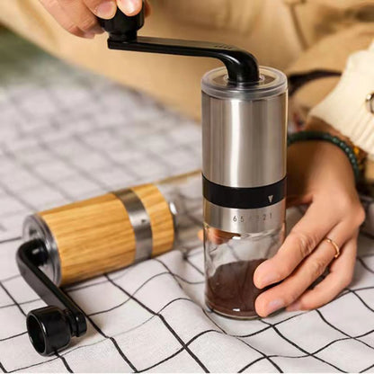 Manual Grinder Hand Crank Coffee Bean Grinder - The Crafted Cafe