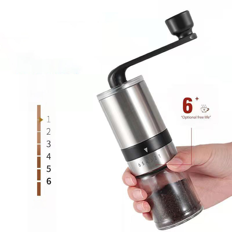 Manual Grinder Hand Crank Coffee Bean Grinder - The Crafted Cafe