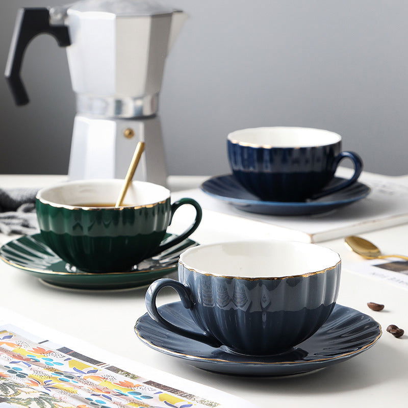 Nordic Style Ceramic British Afternoon Tea Cup Set - The Crafted Cafe