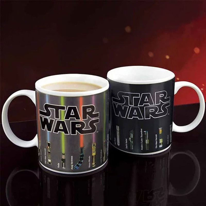 Star Wars Color Changing Coffee Lightsaber Mug - The Crafted Cafe