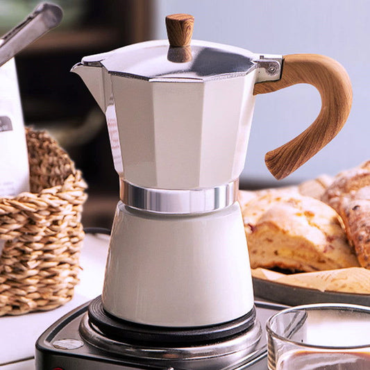 Thickened Octagonal Italian Cold Extraction Coffee Pot - The Crafted Cafe